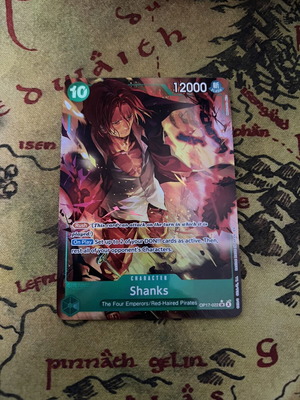 Shanks Secret Rare Parallel Card OP17-022 One Piece