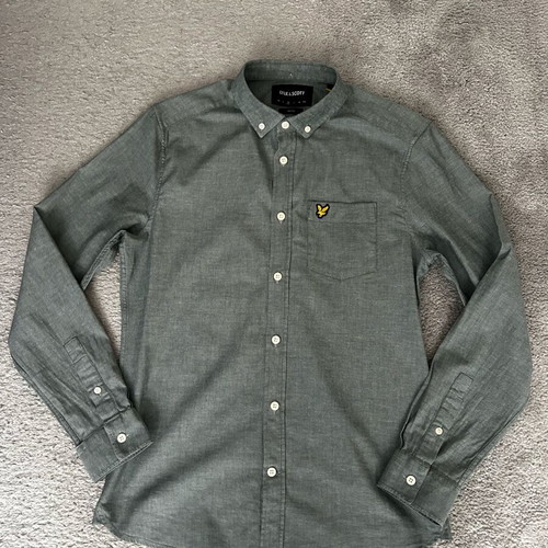 Lyle and Scott slim grey shirt like new, size M