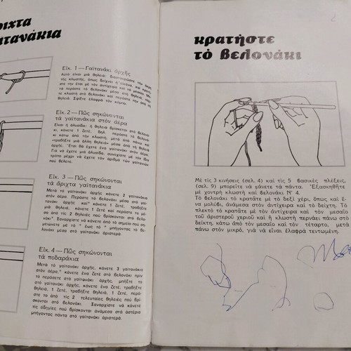 Book Learn to Crochet used, 1970s edition