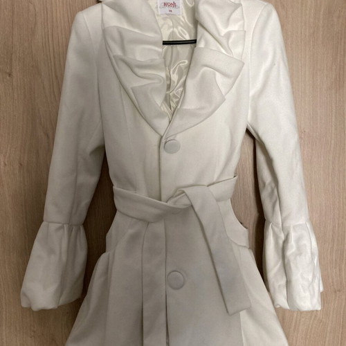 Bions White Coat like new, fits small size
