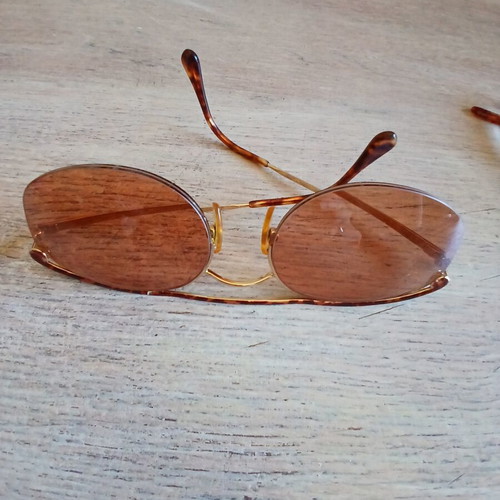 Vintage glasses pack of 2, gold frames, like new