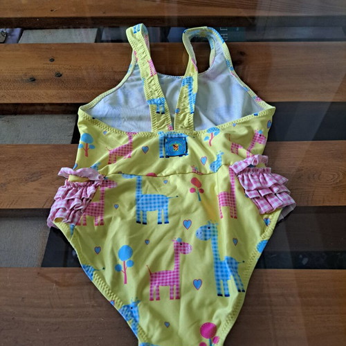 Tortue Girls' One-Piece Swimsuit Size 4 Like New, Multicolor
