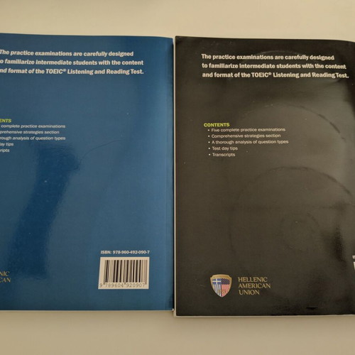 English Books B2 Practice Exams for the TOEIC Test like new