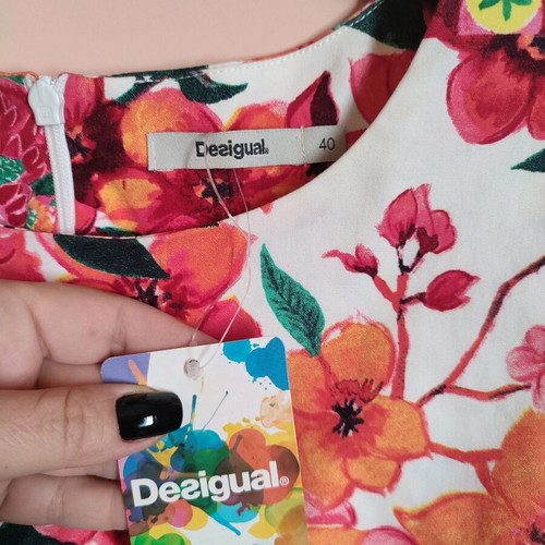 Desigual dress new, floral, size 40