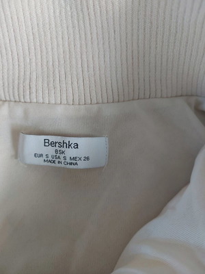 Bershka blouse used, white, size S