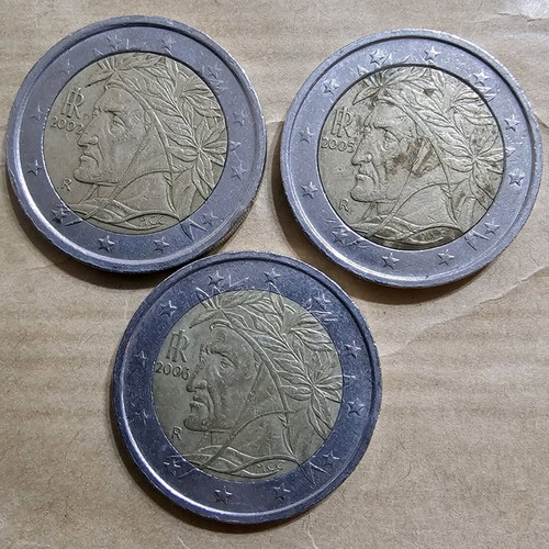 Coins used with mint error 2002 and 2005