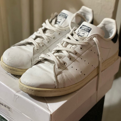 Adidas Stan Smith white sneakers used, size 46