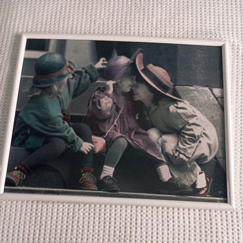 Poster with white frame like new, 53x43 cm