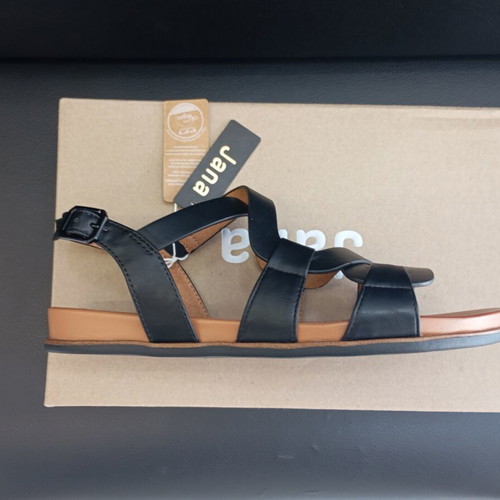 Jana sandals new, size 40, black