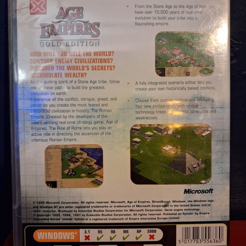 Age of Empires Gold Edition PC like new