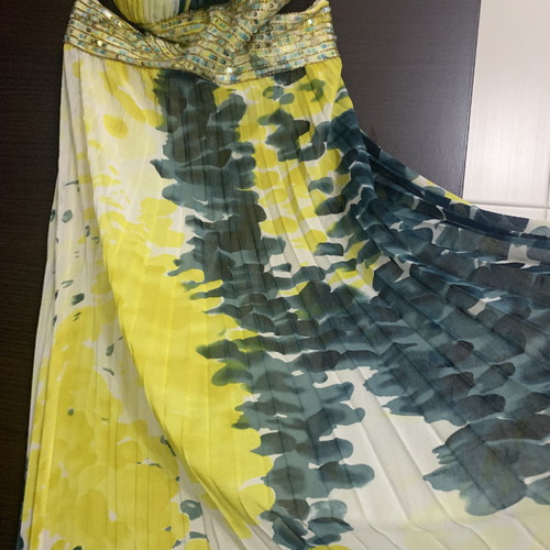 Maxi dress DAVE&JOHNNY new with open back and chest support