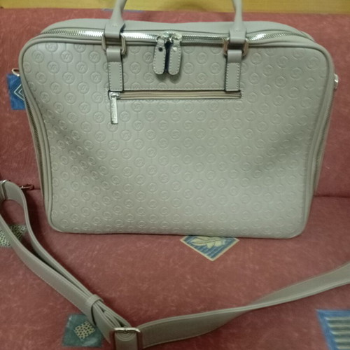Verde laptop bag like new, beige