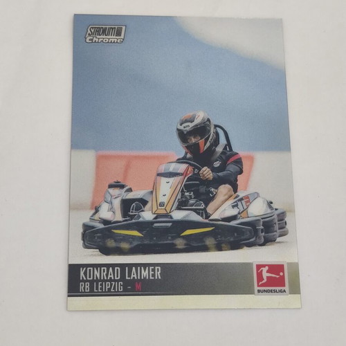 Stadium Club Chrome Konrad Laimer collectible card, like new