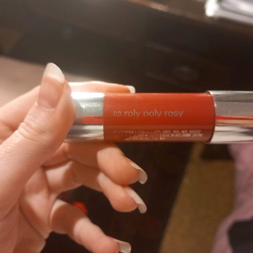 Clinique stick blush used, shade Roly poly rosy