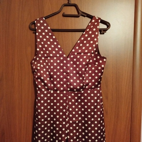 Mango jumpsuit S brown like new