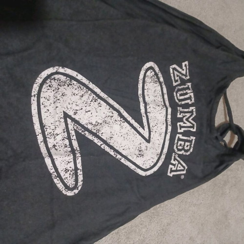 Zumba top like new, black, size XS fitting medium