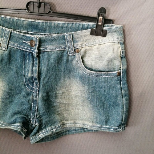 Women's denim shorts like new, size 40, blue