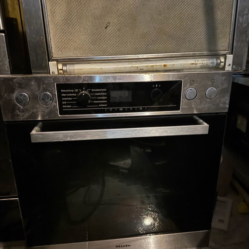 Miele oven ceramic hob extractor used