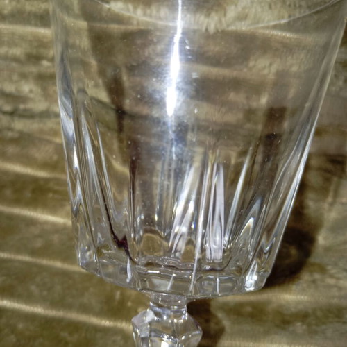 Vintage crystal glasses like new, pack of 25 pieces