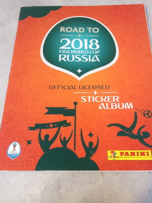 Panini Road to Russia Mundial 2018 collectible sticker album used
