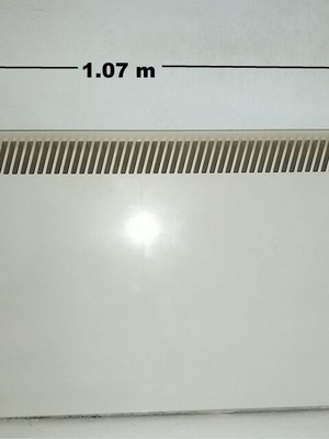 Norwegian wall space heater like new, adjustable 2000 W with timer