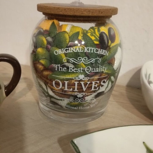 Olives serving set 5 pieces like new without wear