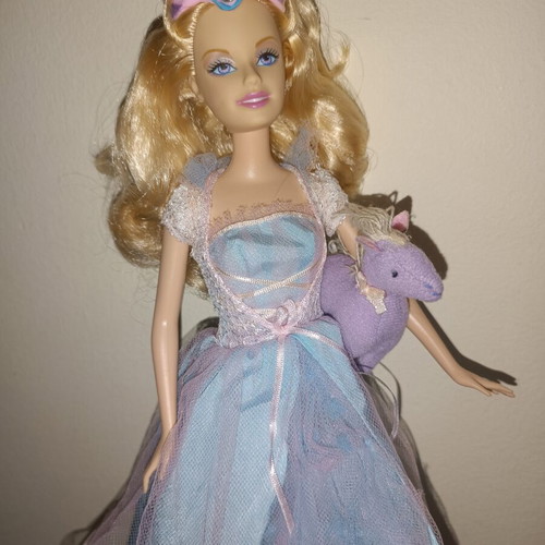 Barbie Odette Tea Party Swan Lake doll used with original dress and unicorn