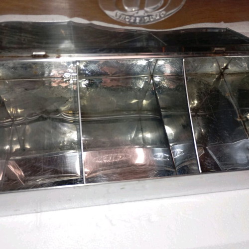 Stainless steel coffee box used