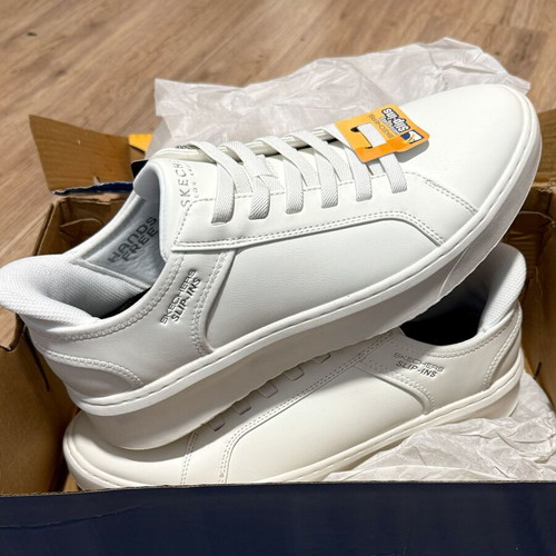 Skechers Slip-ins new, size 42.5, white casual shoes