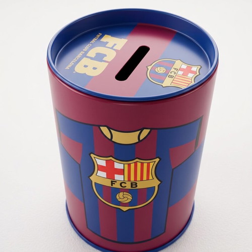 FC Barcelona Collectible Metal Money Box new, Historic Camp Nou
