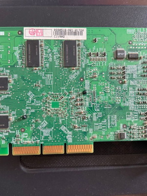 Asus Nvidia GeForce 4 MX440-8X (V9180) 128mb video card GPU with artifacts, defective