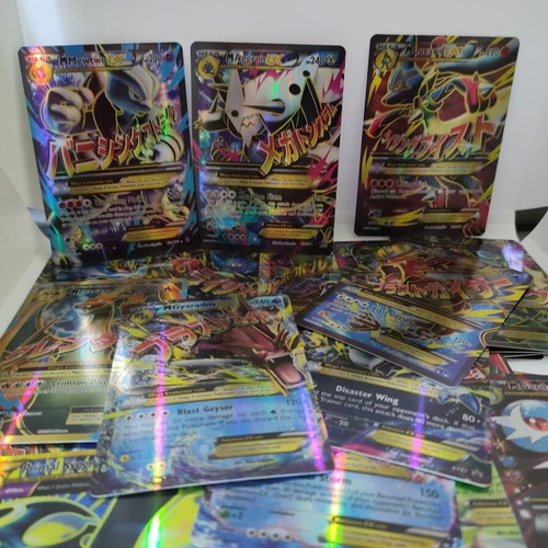 Pokemon Mega Evolution EX Holographic Foil Card Set, 60 pcs