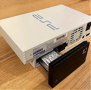 PlayStation 2 Rare Japan Pearl White SSHD 1tb.
