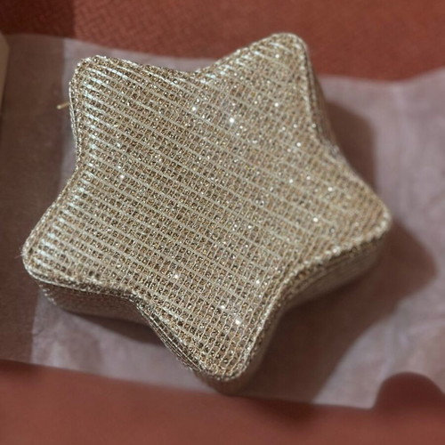 Dior collectible star-shaped bag gold new