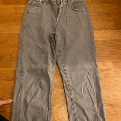 Zara silver jeans straight fit like new
