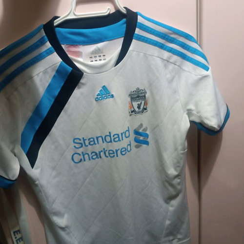 Liverpool FC adidas football jersey new, white with blue details