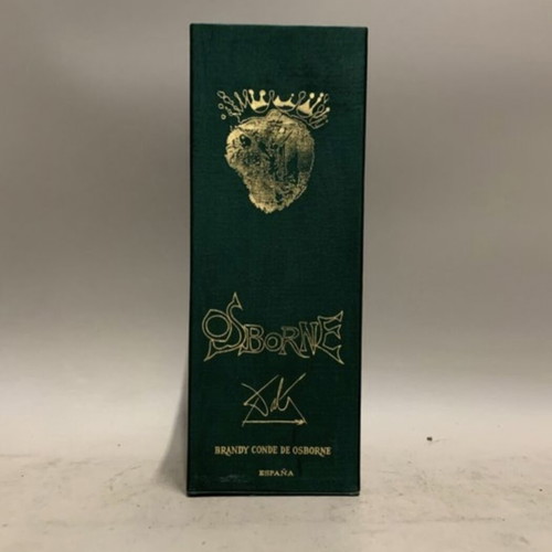 Brandy Conde de Osborne designed by Salvador Dalí set like new, vintage 1970s
