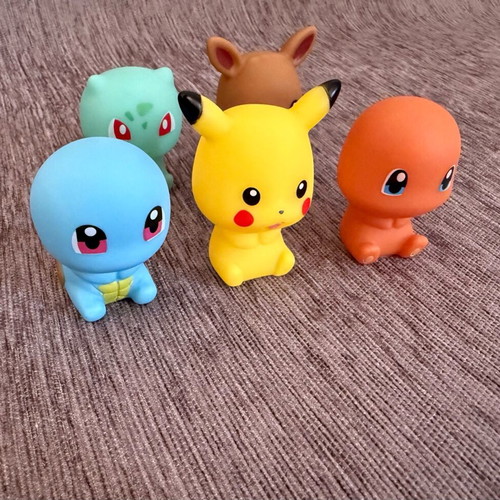 Pokémon faces like new set of 5 figurines