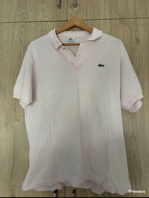 Lacoste polo shirt, XL slim fit, pink