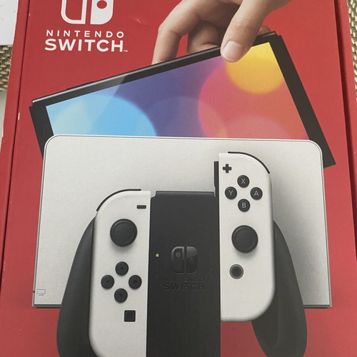 Nintendo Switch OLED used with original accessories and box