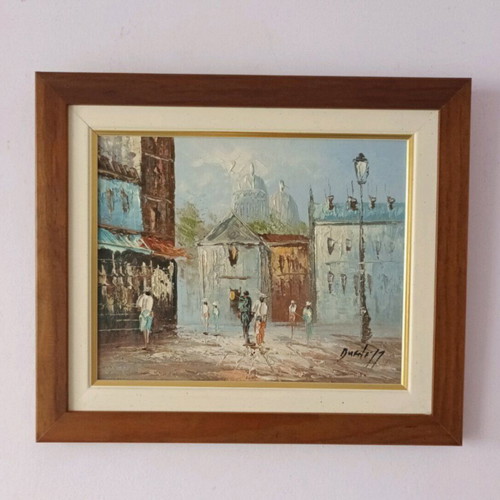 Oil painting by Burnett used, 35x30 cm framed