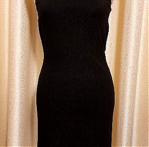 Βραδυνό φόρεμα μαύρο με ανοιχτή πλάτη