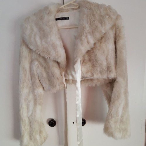 Bolero fur jacket Raxevksy new, size medium, synthetic