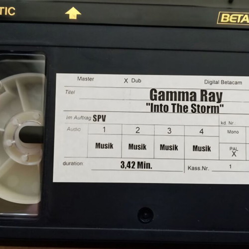 Gamma Ray Into The Storm Betacam Advance Promo 2007 used