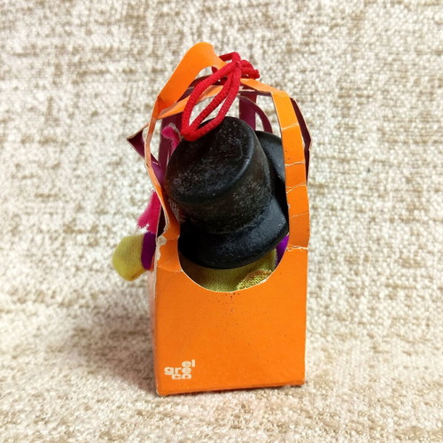 El Greco Mini Clown Bean Doll 80s Vintage New