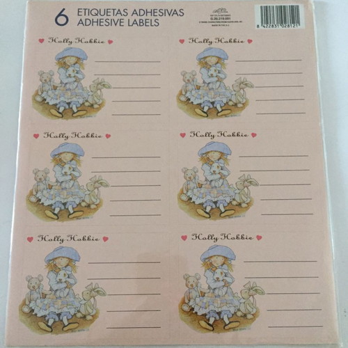 Collectible adhesive labels new