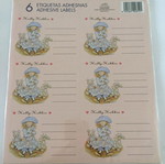 Collectible adhesive labels new