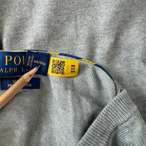 Polo Ralph Lauren Slim Fit men's sweater XL like new, gray
