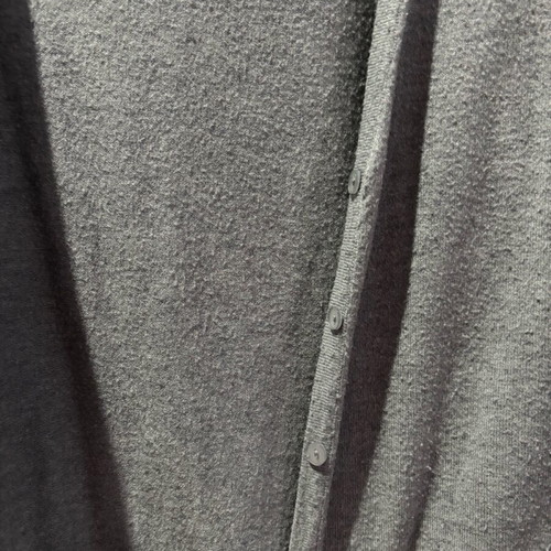 Women's cardigan used S/M gray with small hole