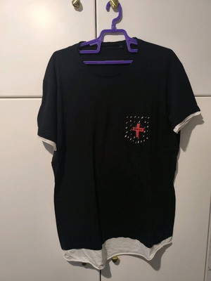 Crossover men's short-sleeve T-shirt black like new, size L